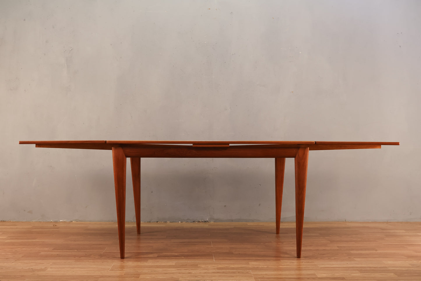 J.L. Møller Teak Dining Table With Built-In Leaves - ONLINE ONLY
