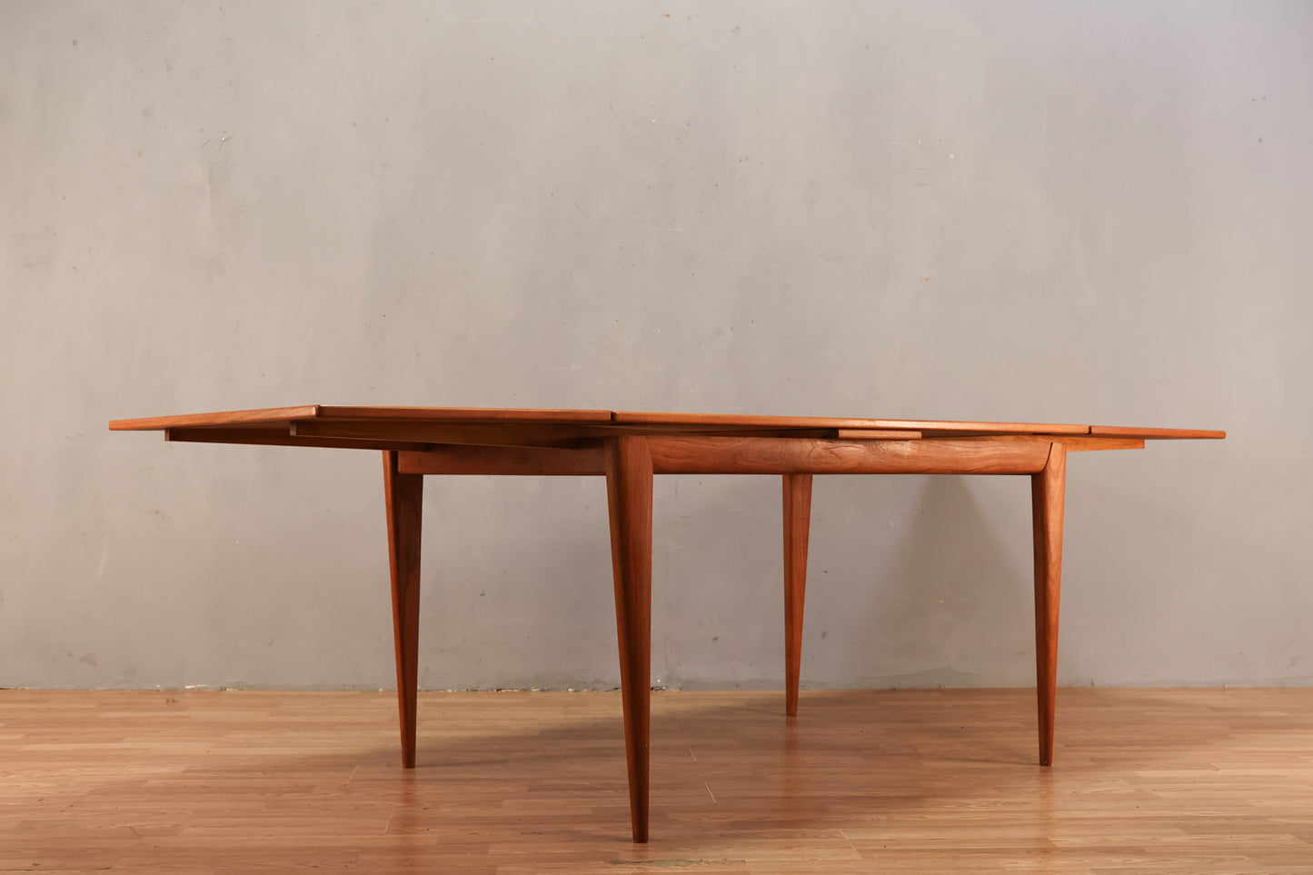 J.L. Møller Teak Dining Table With Built-In Leaves - ONLINE ONLY