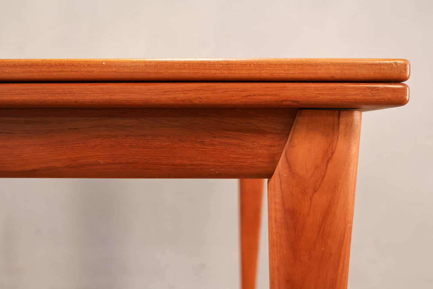 J.L. Møller Teak Dining Table With Built-In Leaves - ONLINE ONLY