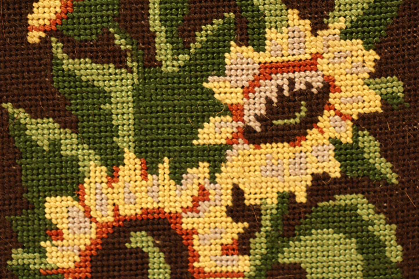 Slim Sunflower Needlepoint