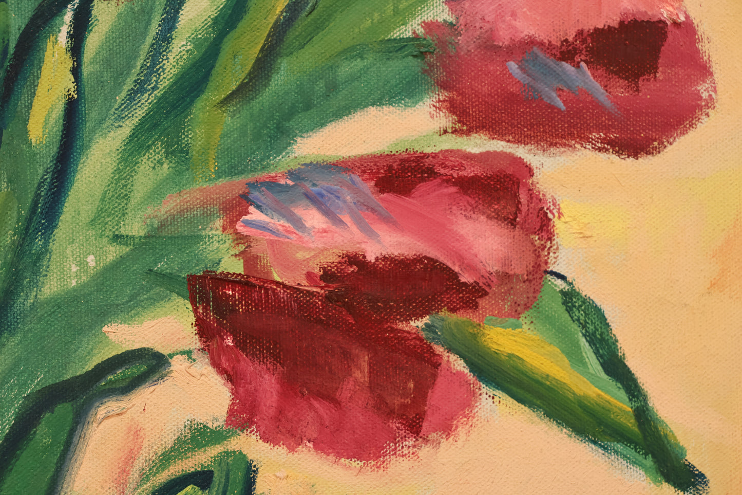 1970s "Tuesday's Tulips" Still Life Painting