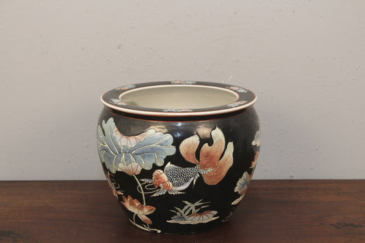 Chinese Porcelain Fishbowl Planter