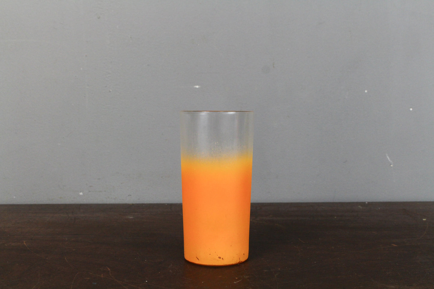 Set of 6 Orange Spray Glasses