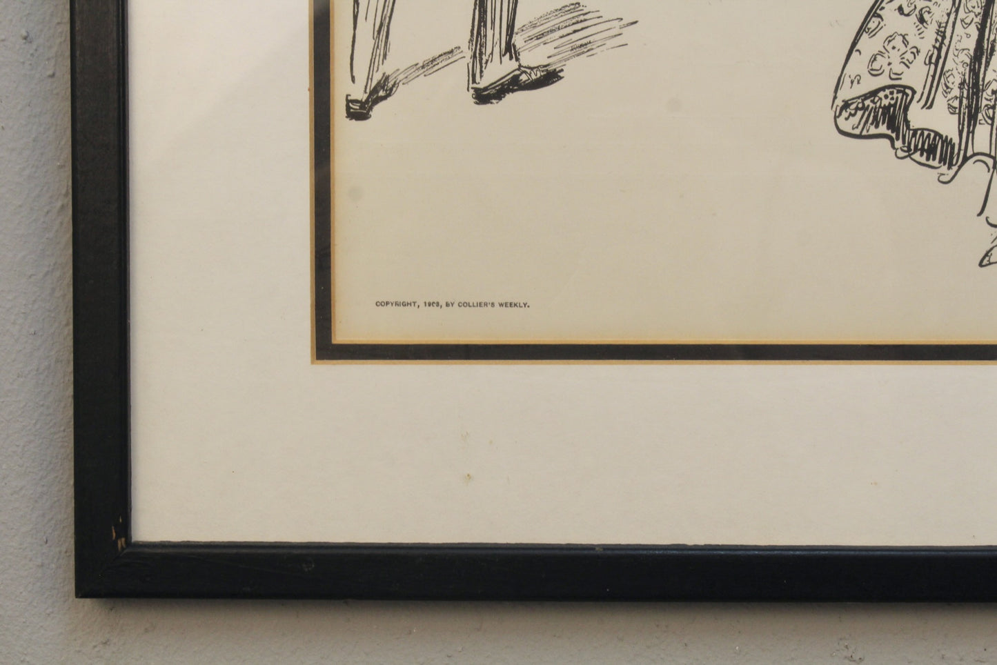 "Half Mourning" Charles Dana Gibson Print