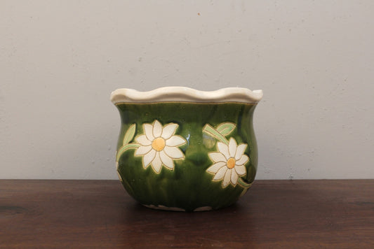 Ceramic Daisy Planter