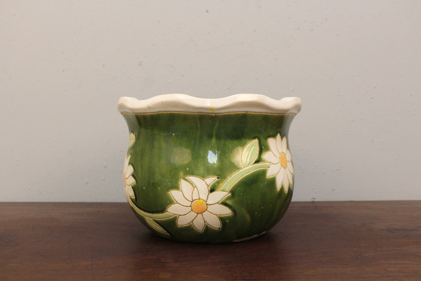 Ceramic Daisy Planter
