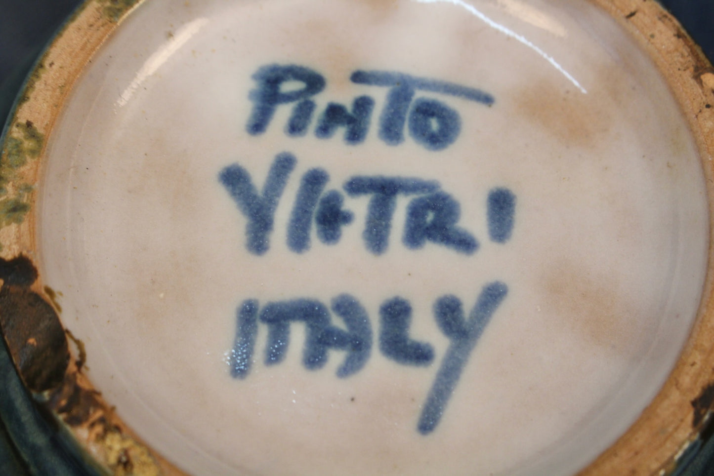 Pinto Vietri Ceramic Owl Jar