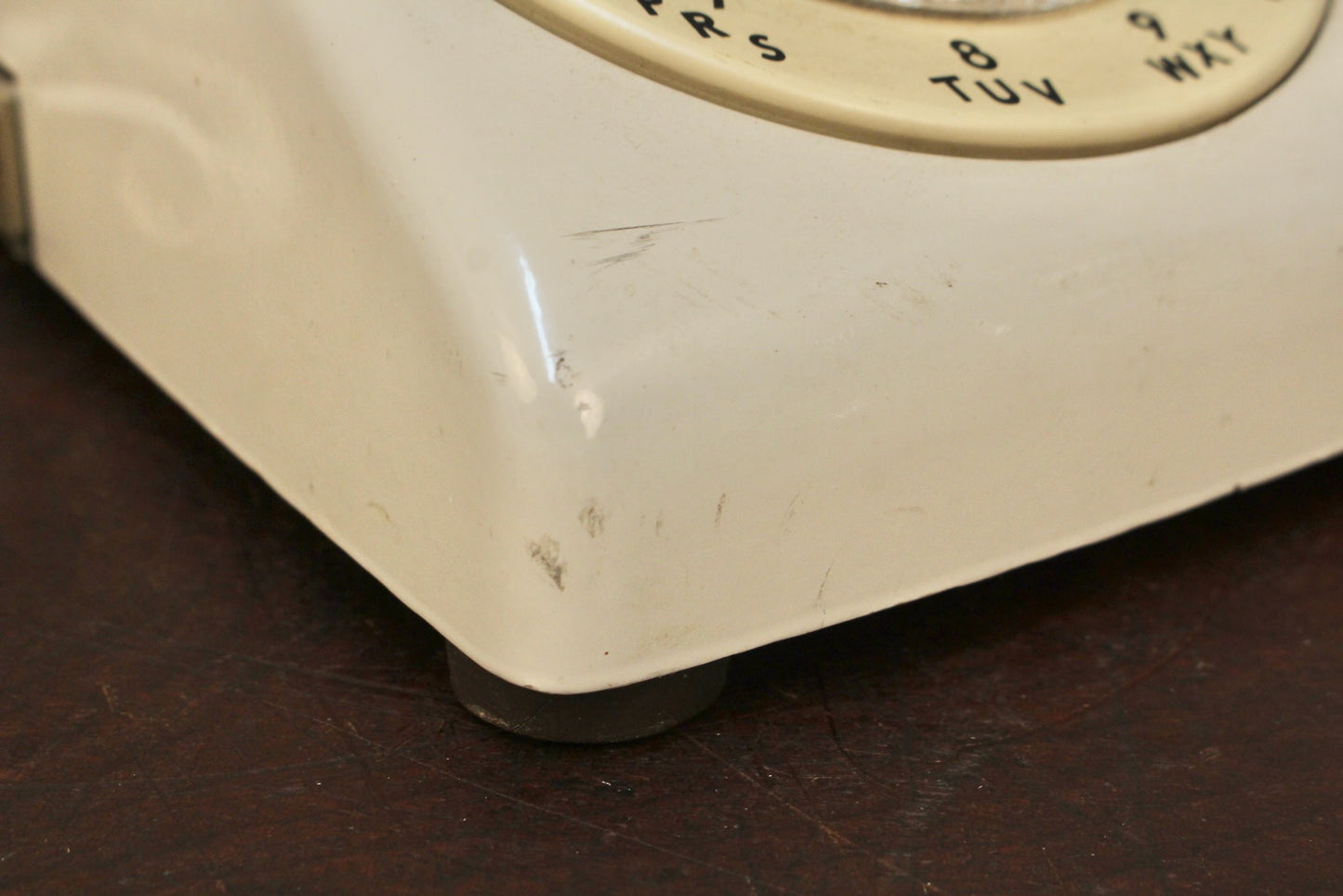 Eggshell Rotary Telephone