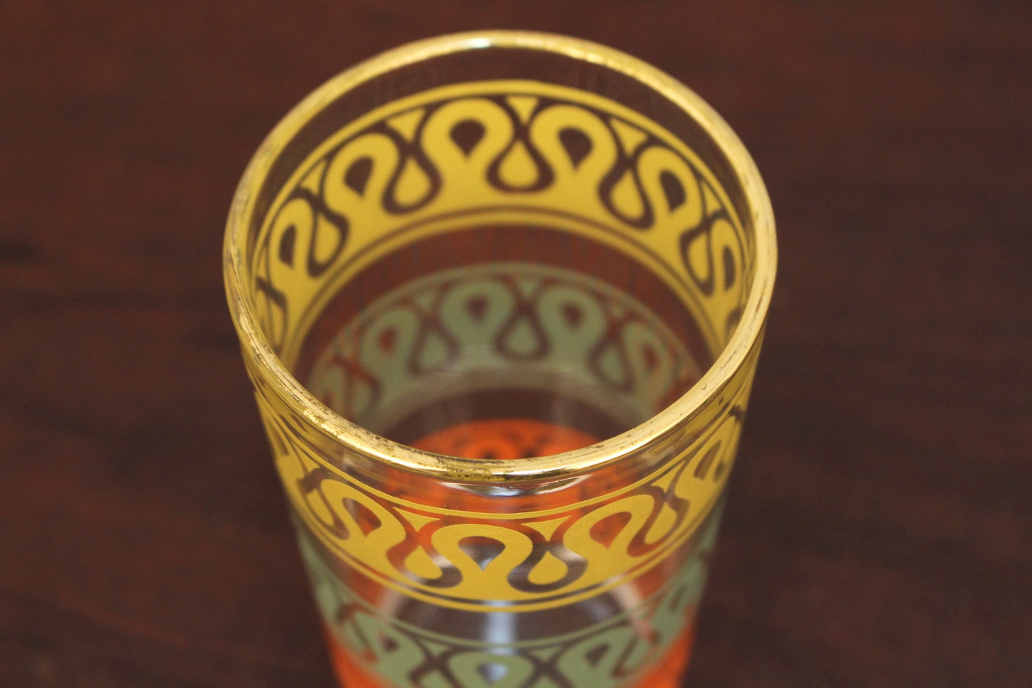 1960s Geometric Glassware Set