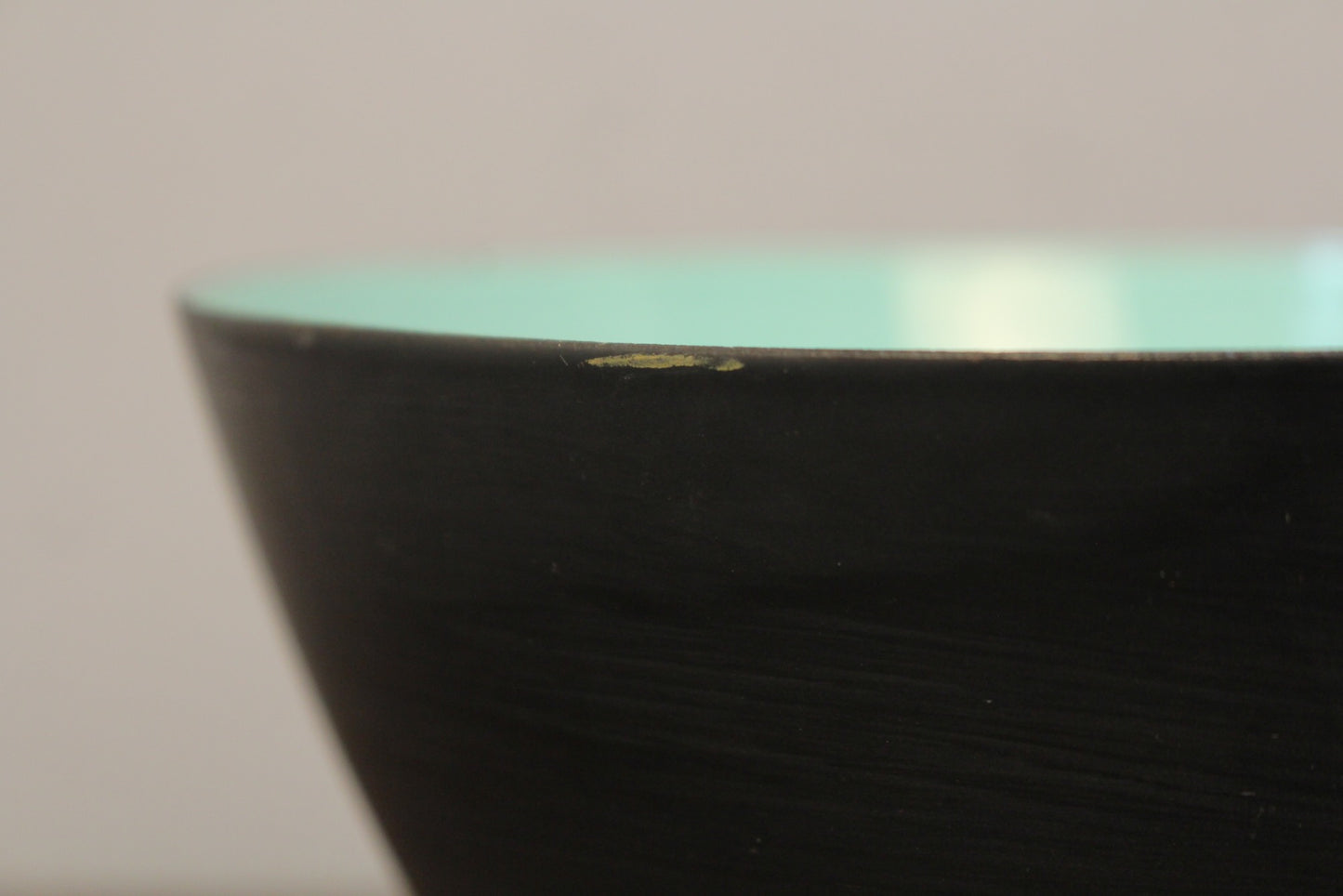 Mid Century Krenit Mint Enamel Bowl