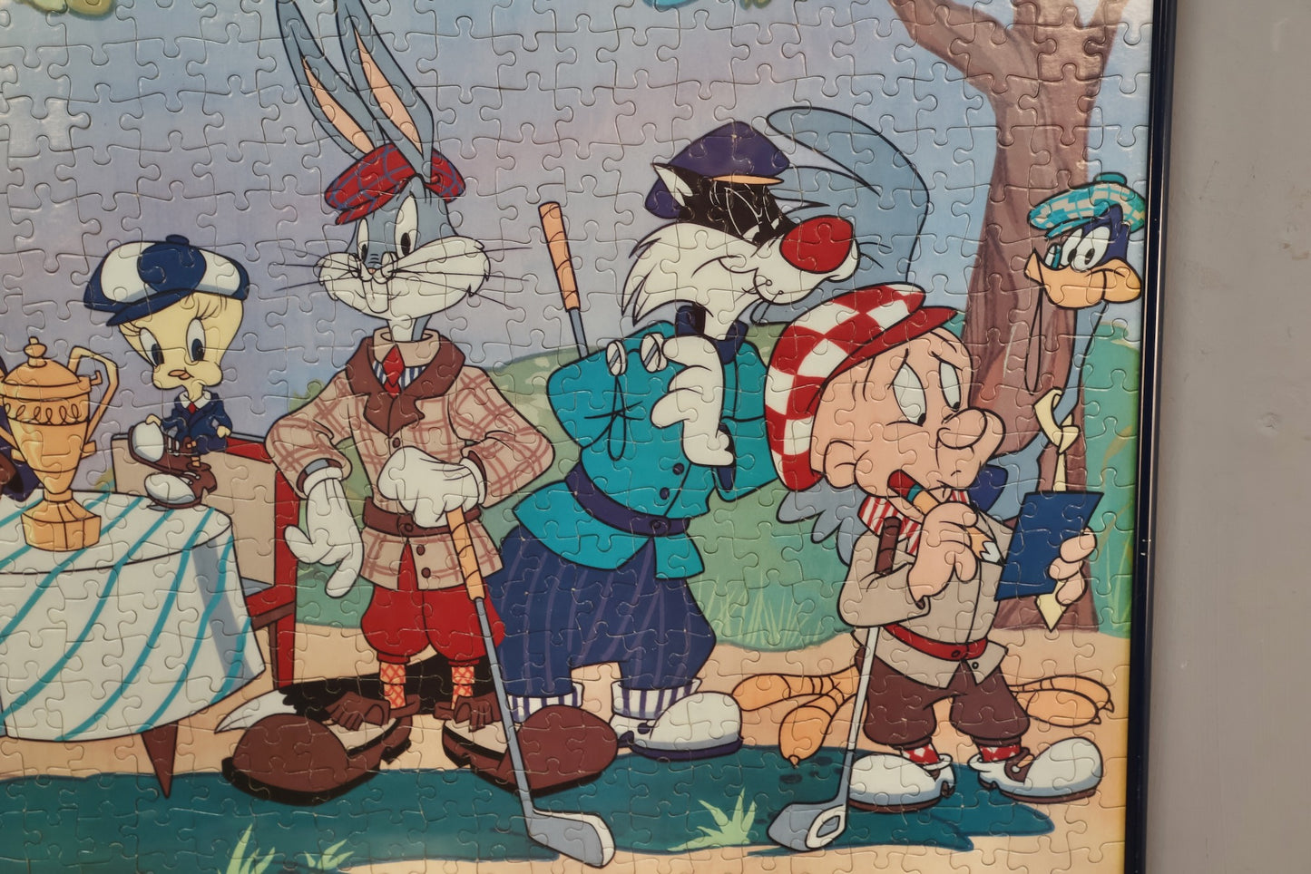 Framed Looney Tunes Jigsaw Puzzle Art