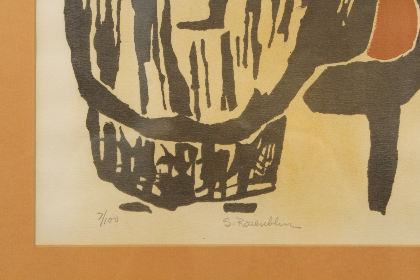 "Mamulya" Sadie Rosenblum Lithograph