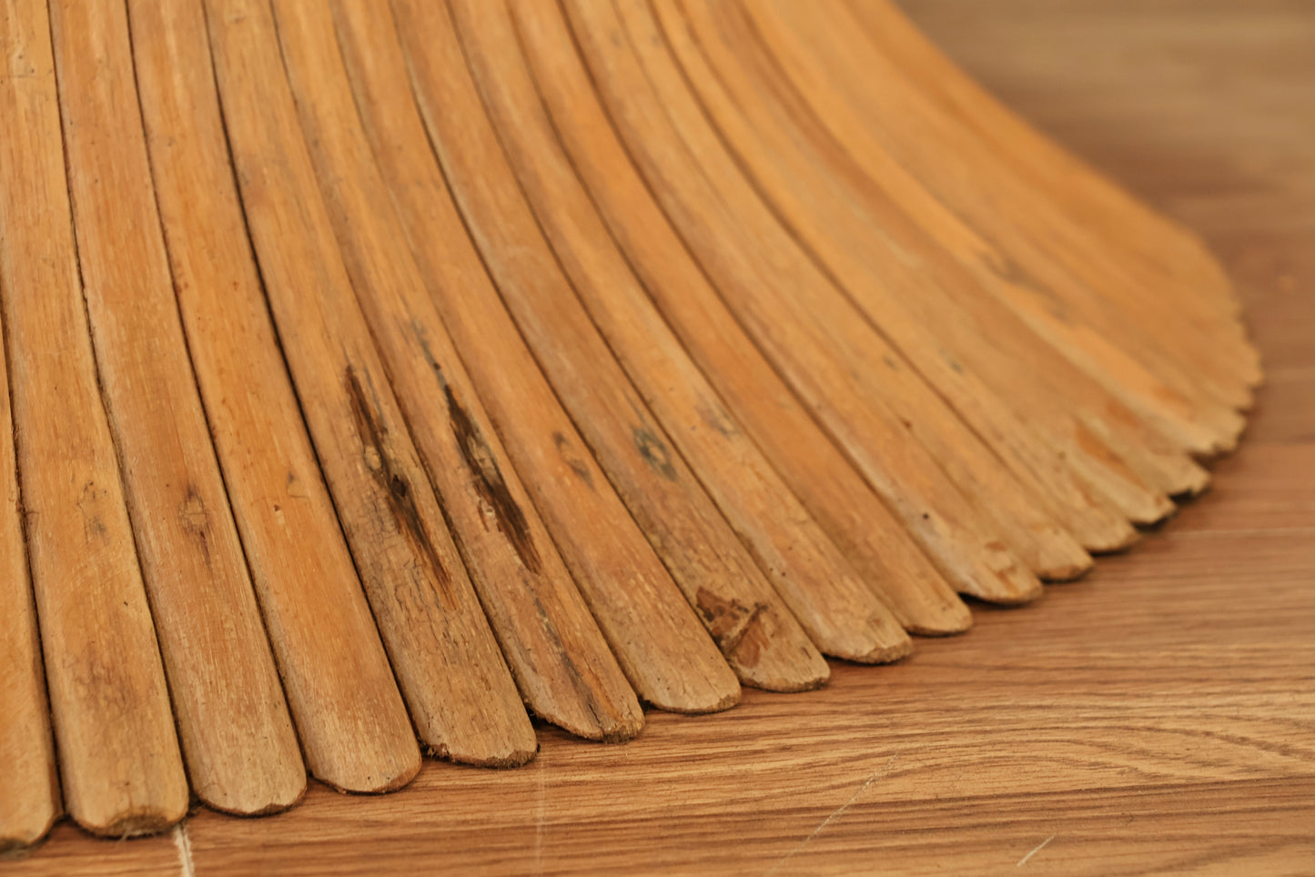 Mid Century Bamboo Sheaf Coffee Table - ONLINE ONLY