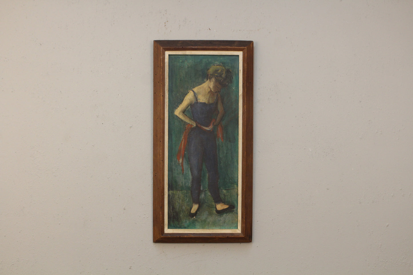 1950s "Dancer Blue" Painting