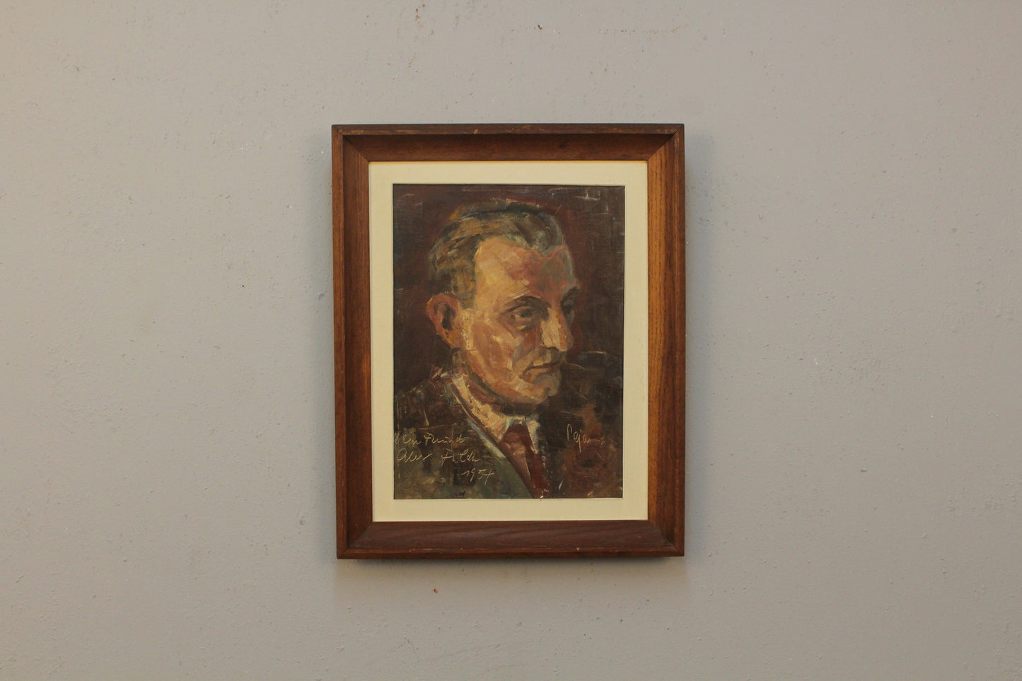 1954 "Contemplation" Painting