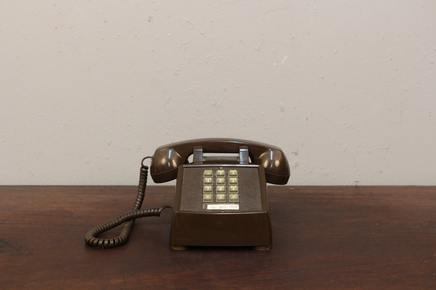 Chocolate Brown Touchtone Phone