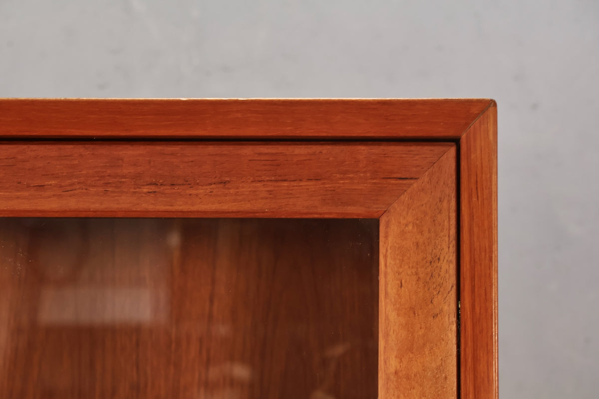 Luxe Danish Teak & Glass Wall Unit