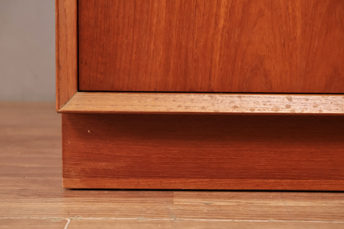 Luxe Danish Teak & Glass Wall Unit