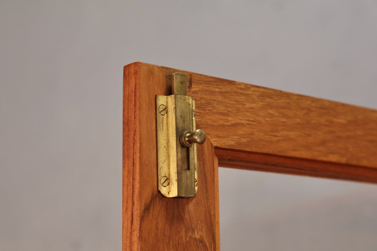 Luxe Danish Teak & Glass Wall Unit