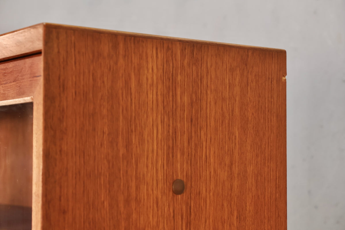 Luxe Danish Teak & Glass Wall Unit