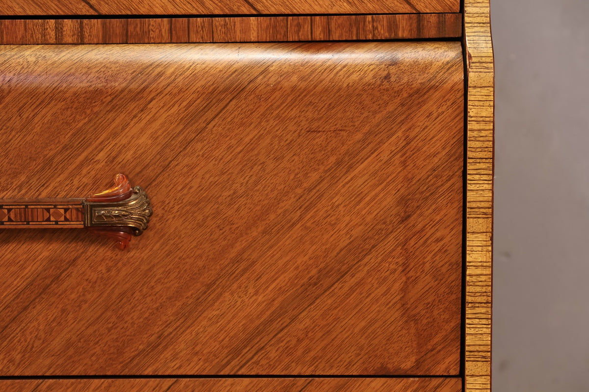 Art Deco 3-Drawer Waterfall Vanity