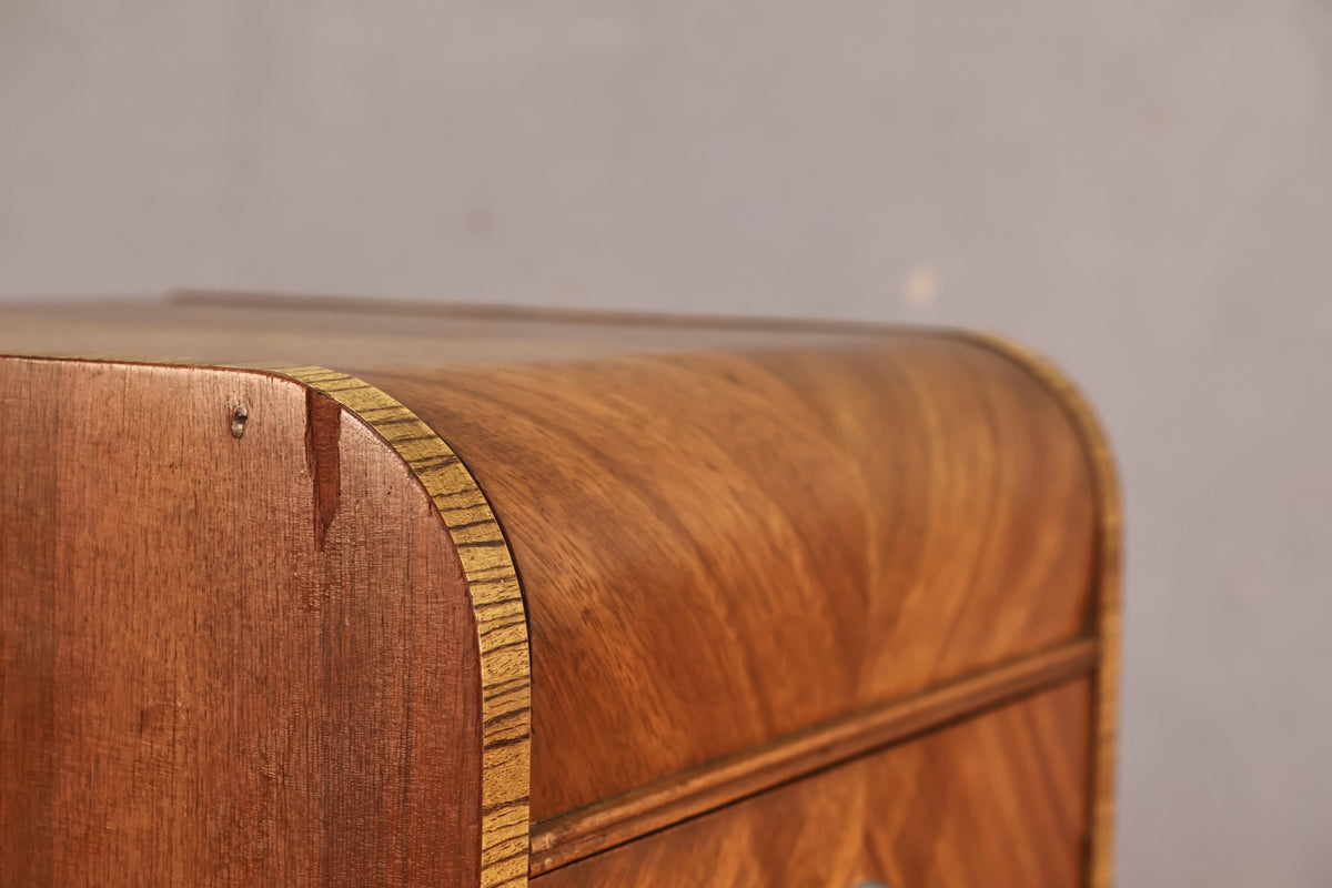 Art Deco 1-Door Nightstand
