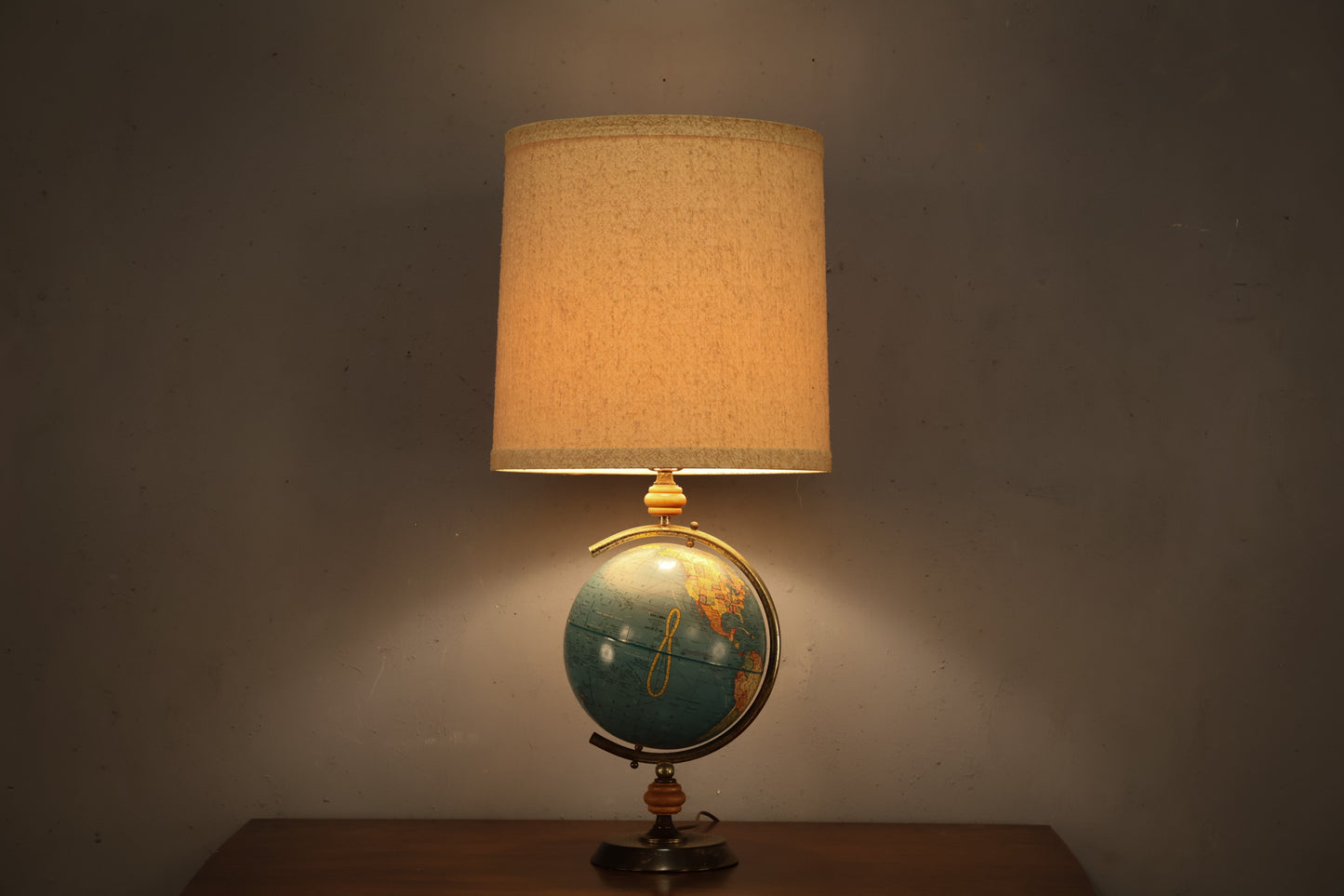 1960s Globe Table Lamp