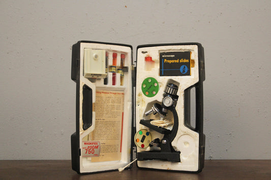1970s Beginner's Microscope Set