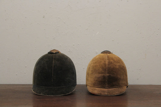 Pair of Equestrian Helmets