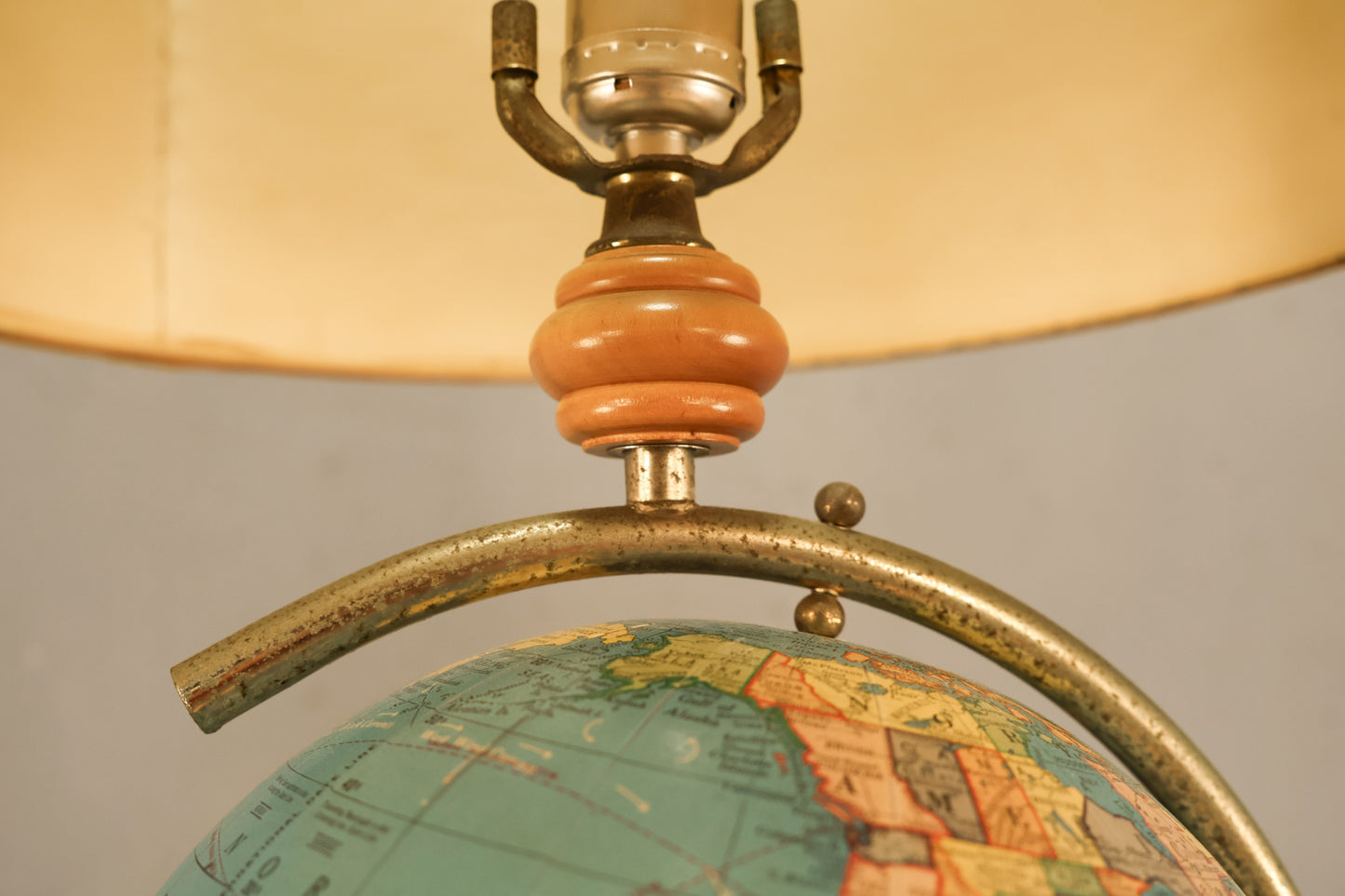 1960s Globe Table Lamp