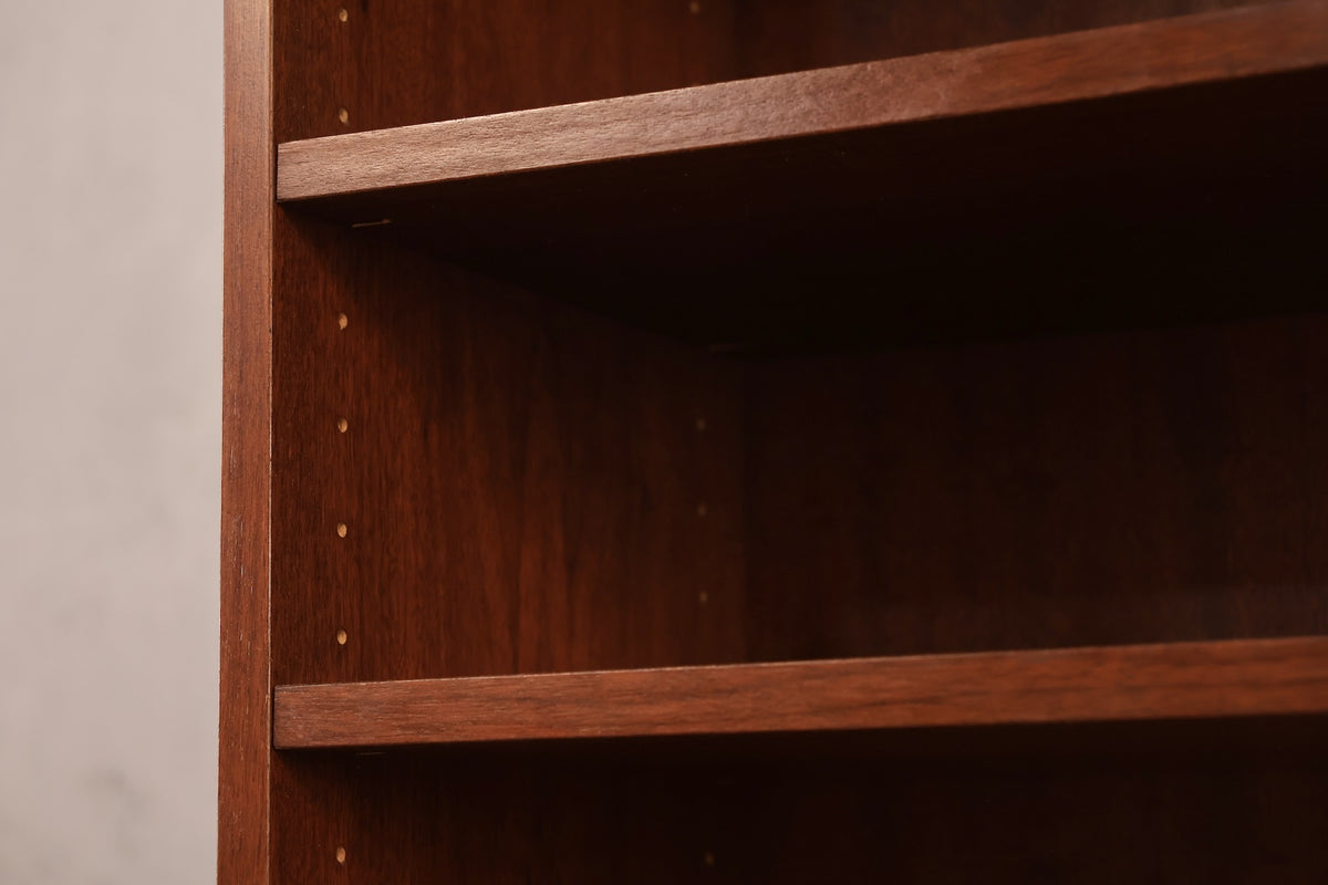 Dark Walnut 3-Tier Bookshelf