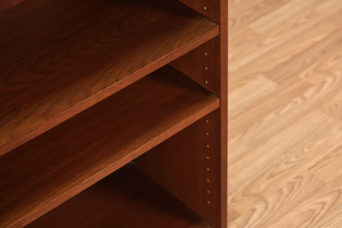 Dark Walnut 3-Tier Bookshelf