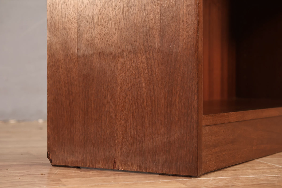 Dark Walnut 3-Tier Bookshelf
