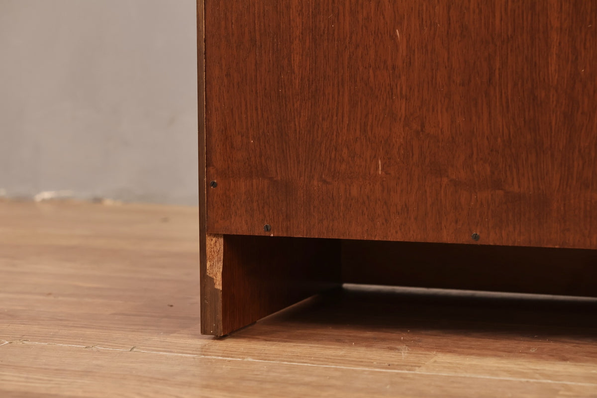 Dark Walnut 3-Tier Bookshelf