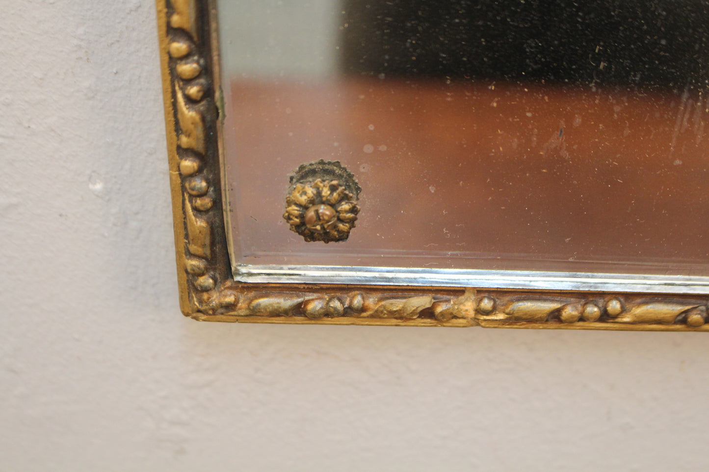 Art Nouveau Etched Mirror