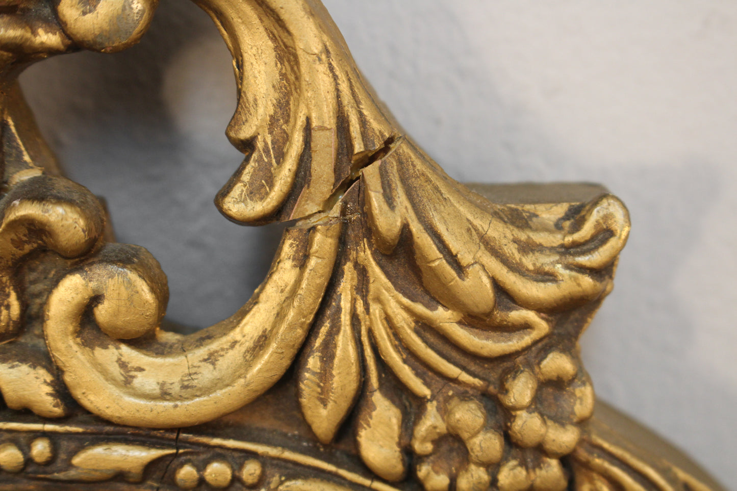Art Nouveau Etched Mirror