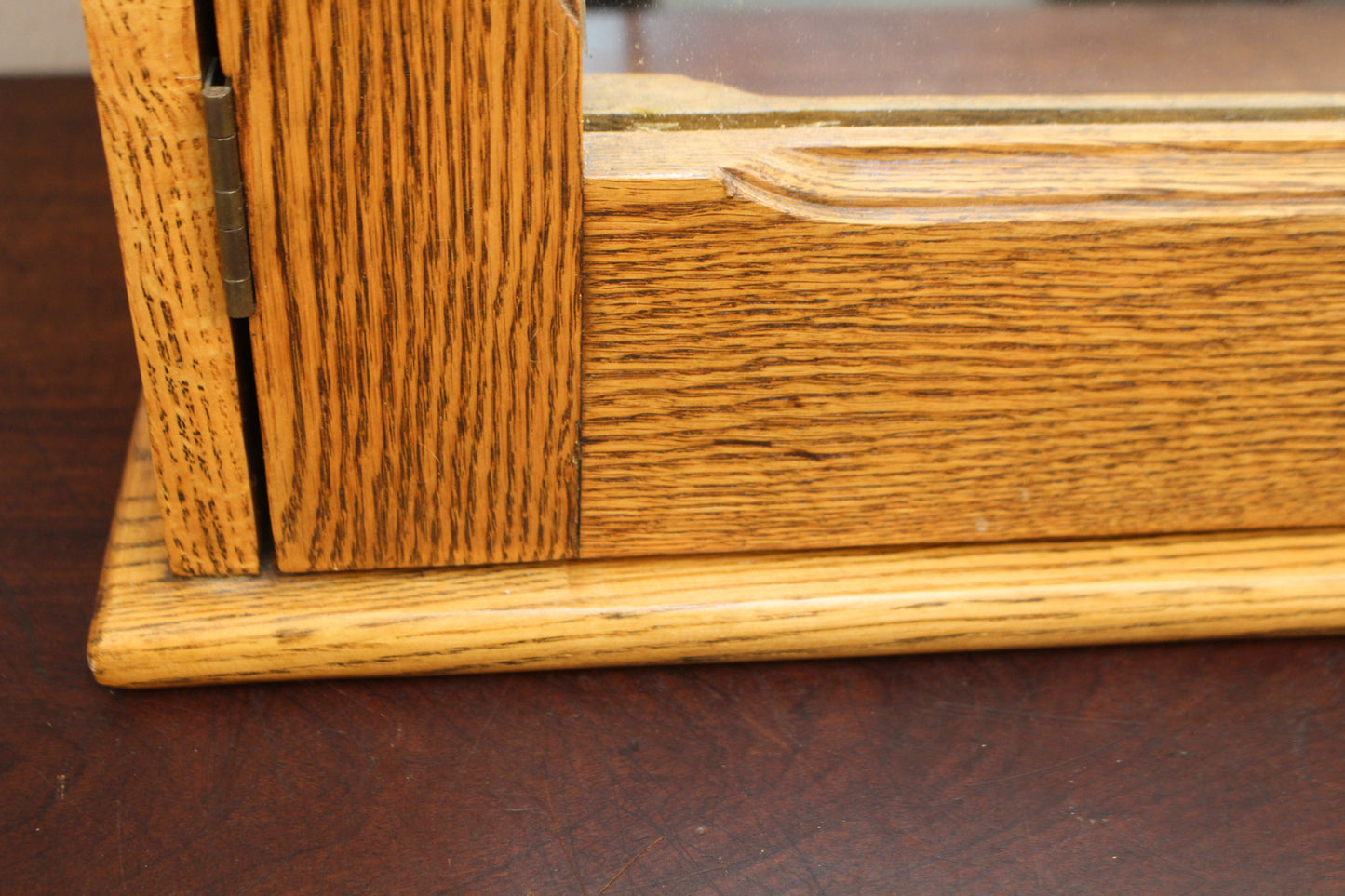 Oak Mirrored Medicine Cabinet