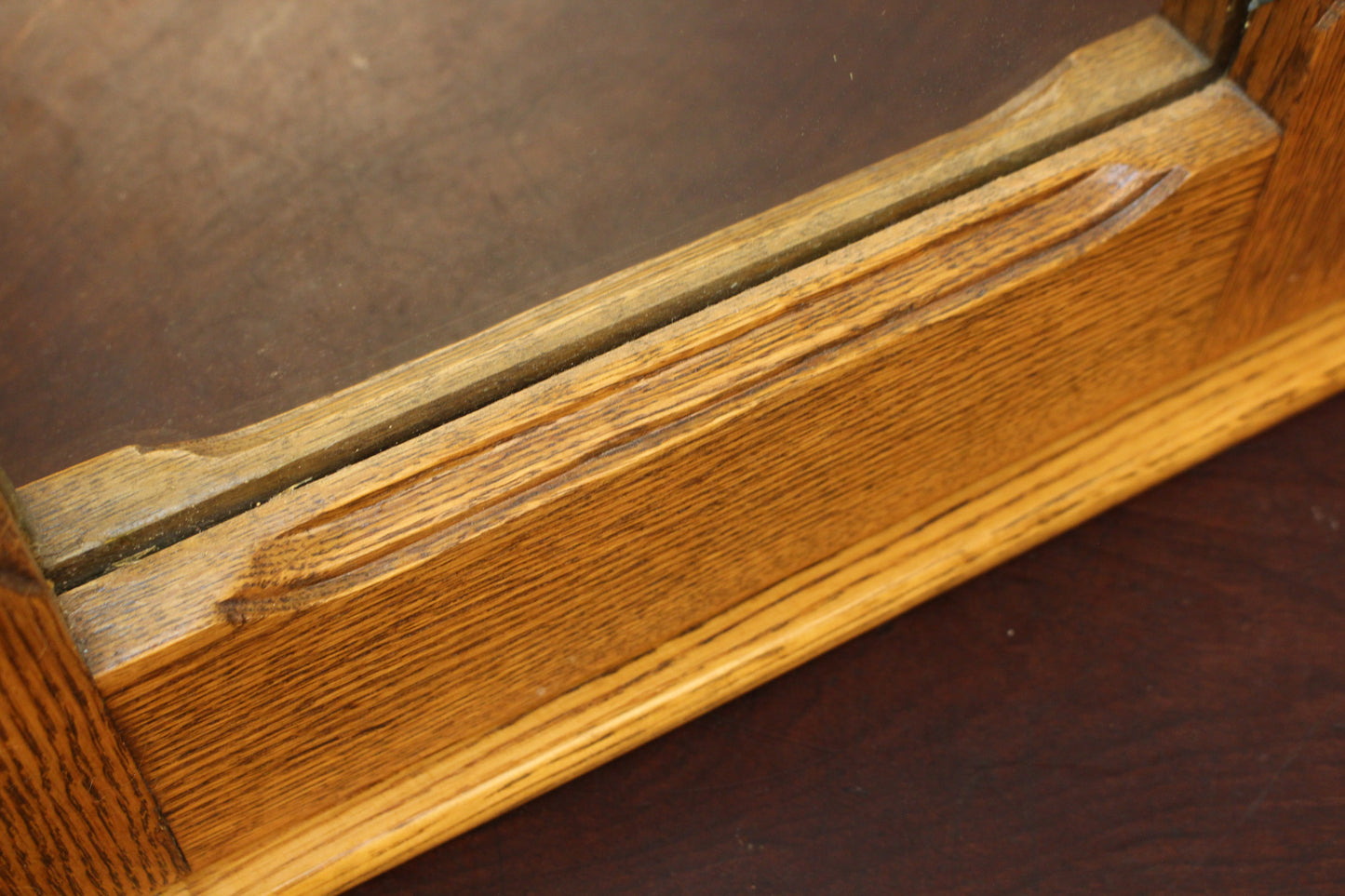 Oak Mirrored Medicine Cabinet