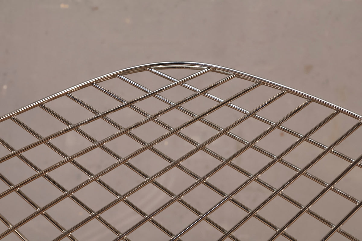 Bertoia-Style Diamond Accent Chair