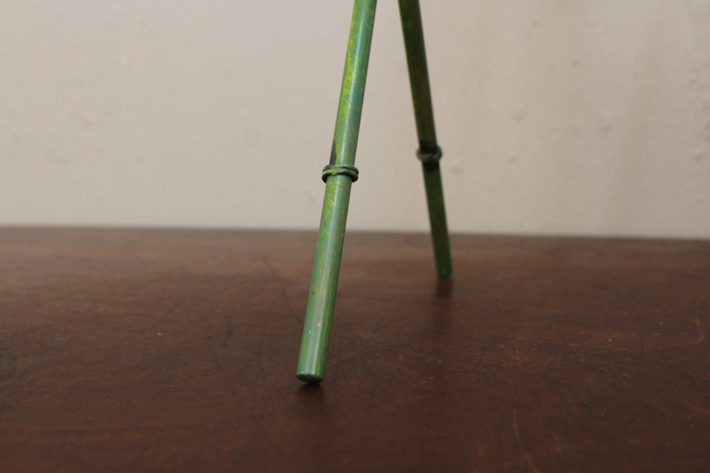 Green Bamboo Folding Magazine Rack