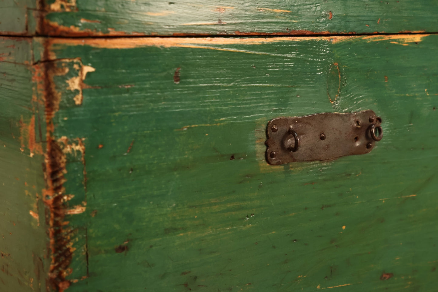 Rustic Green Rolling Chest - ONLINE ONLY