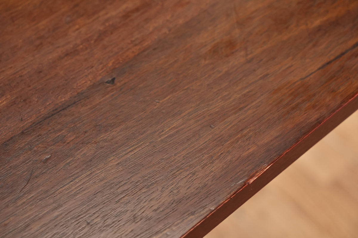 Mahogany Drop-Leaf 2-Drawer End Table