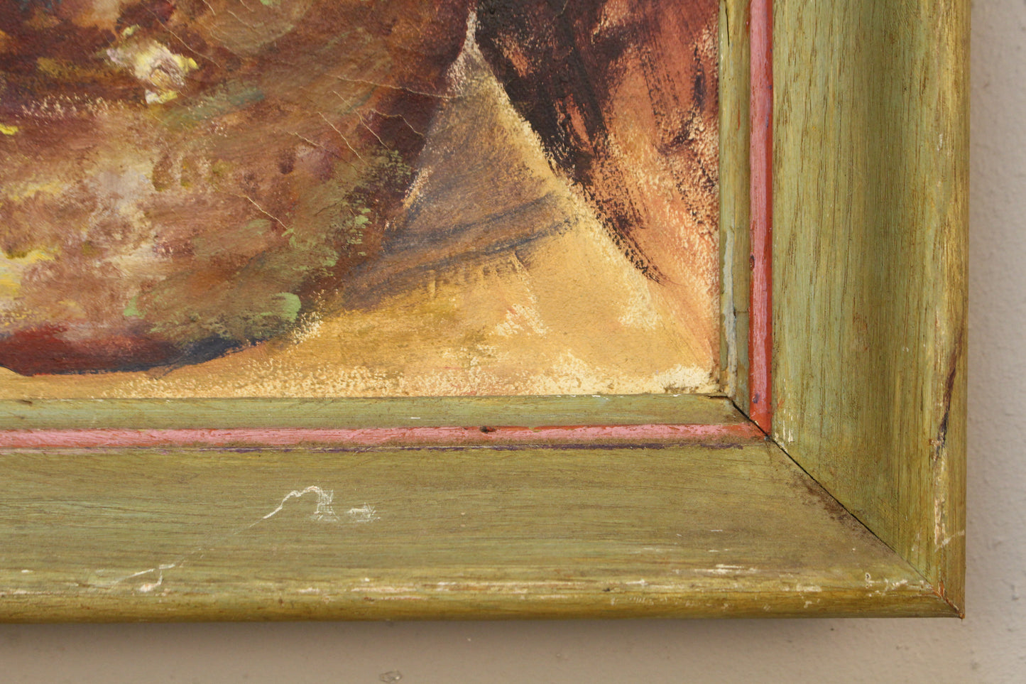 Antique Floral Still Life Painting