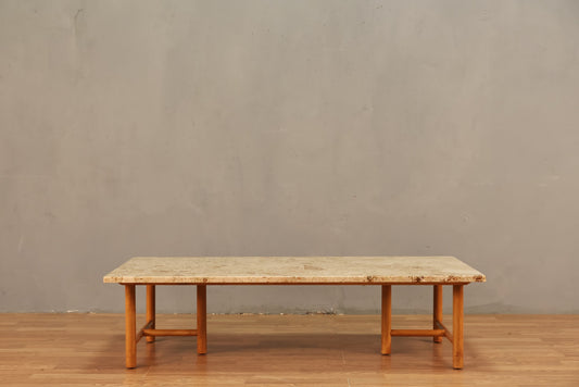 T.H. Robsjohn-Gibbings Travertine Coffee Table - ONLINE ONLY