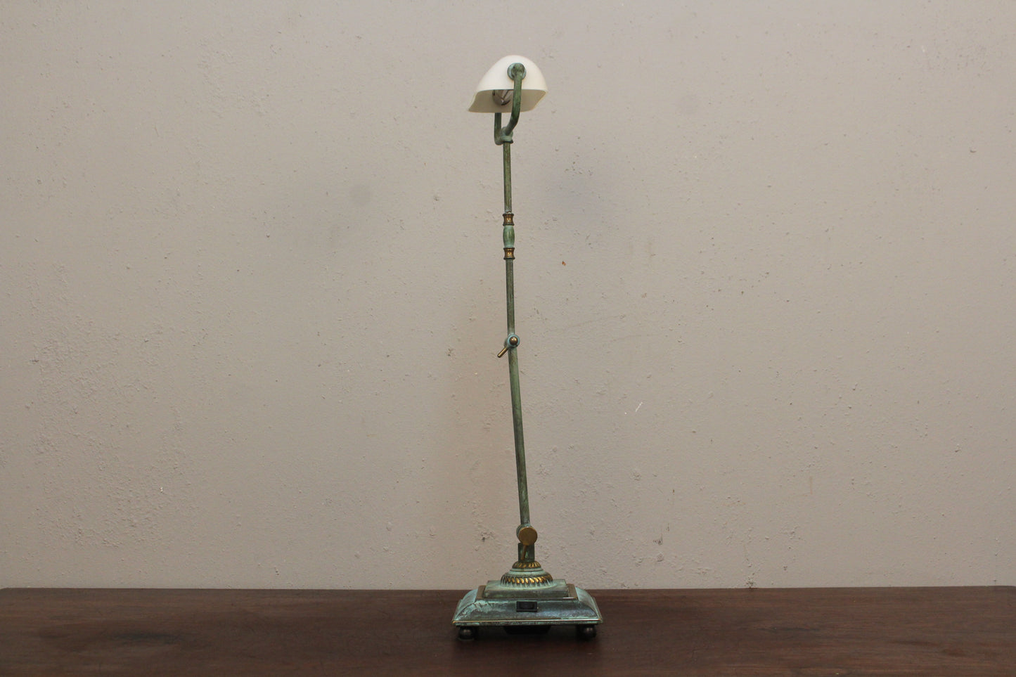 Faux-Oxidized Reading Lamp