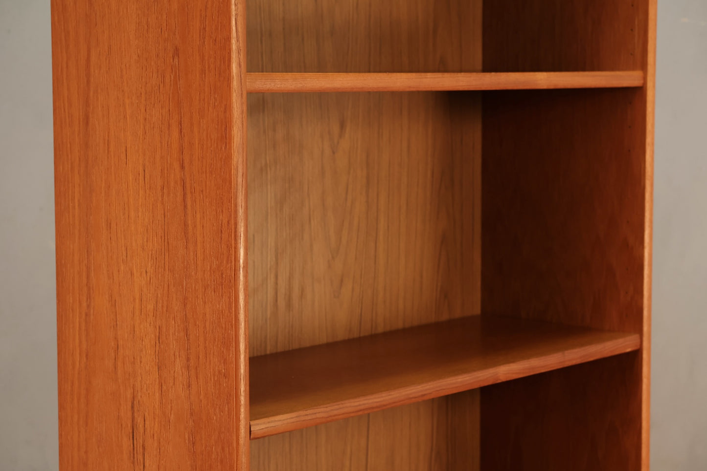 Tall Danish Teak 6-Tier Bookshelf