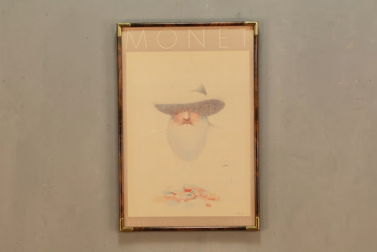 1980s "Monet at Giverny" Milton Glaser Print