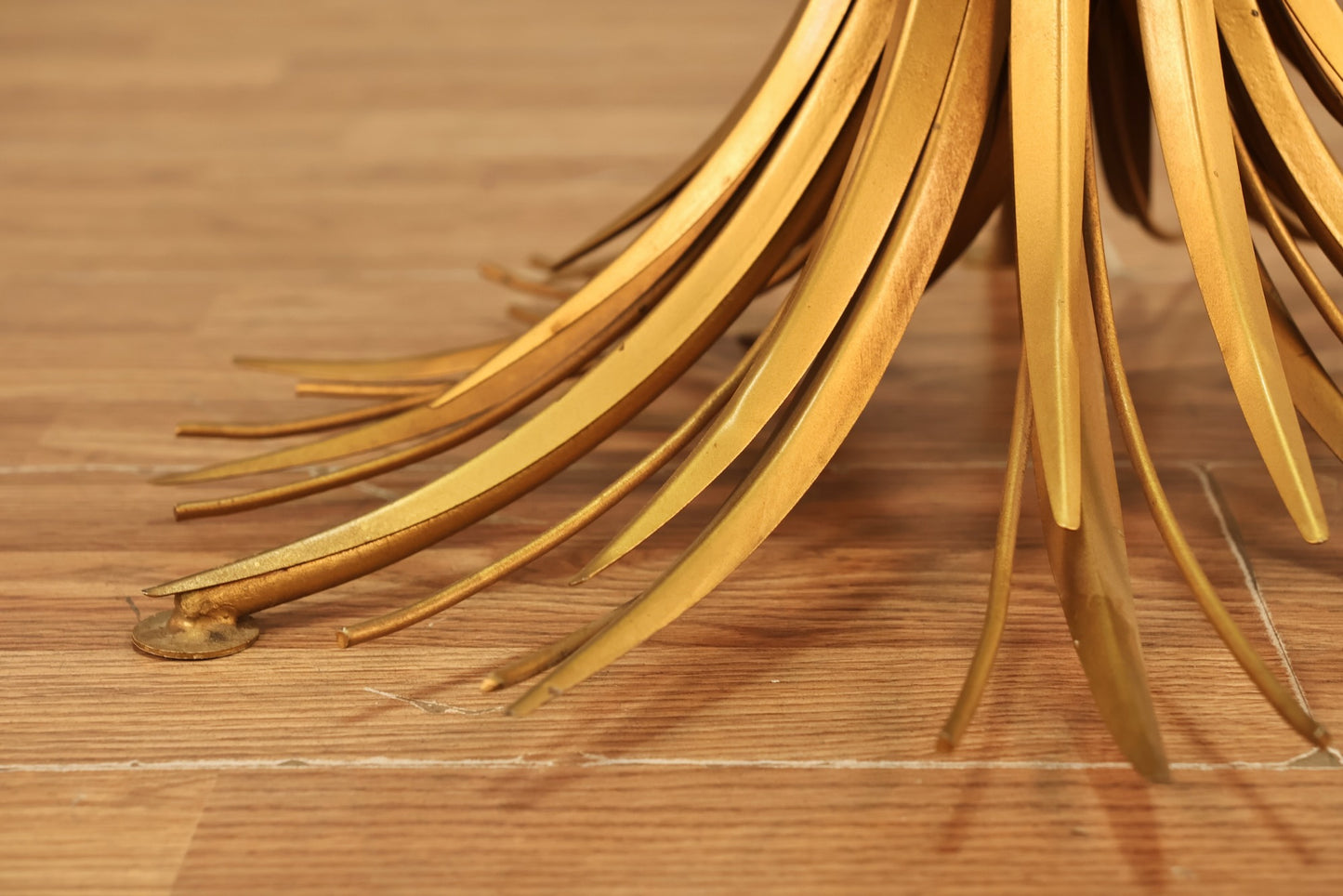 Hollywood Regency "Sheaf of Wheat" Coffee Table