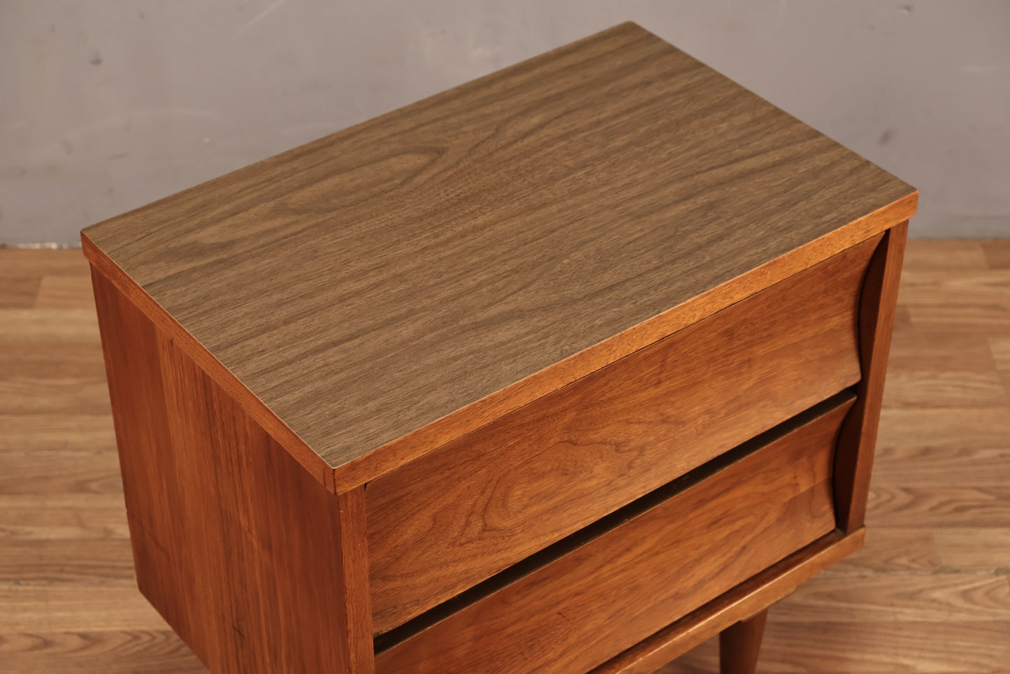 Johnson Carper "Concave" 2-Drawer Nightstand