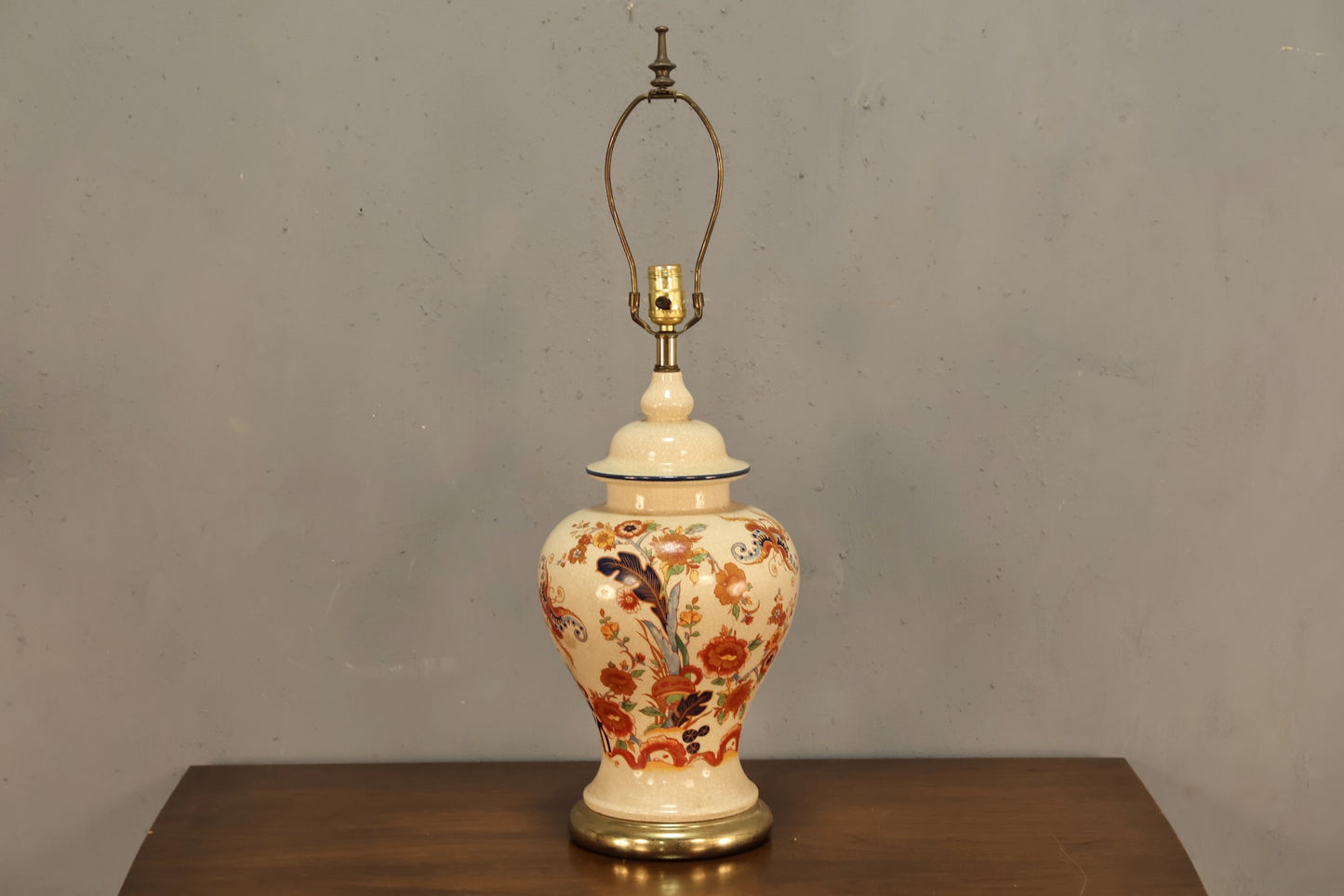 Pair of Chinoiserie Ceramic Table Lamps